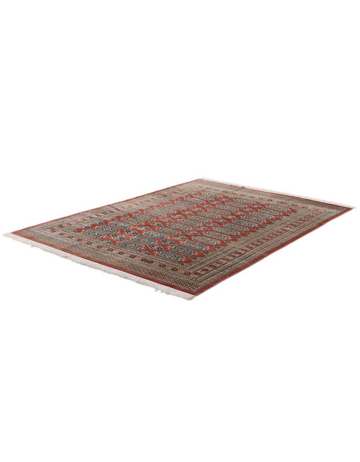 Detail image of  7' 1 x 10' 1  Hand Knotted Bokhara Oriental Rug