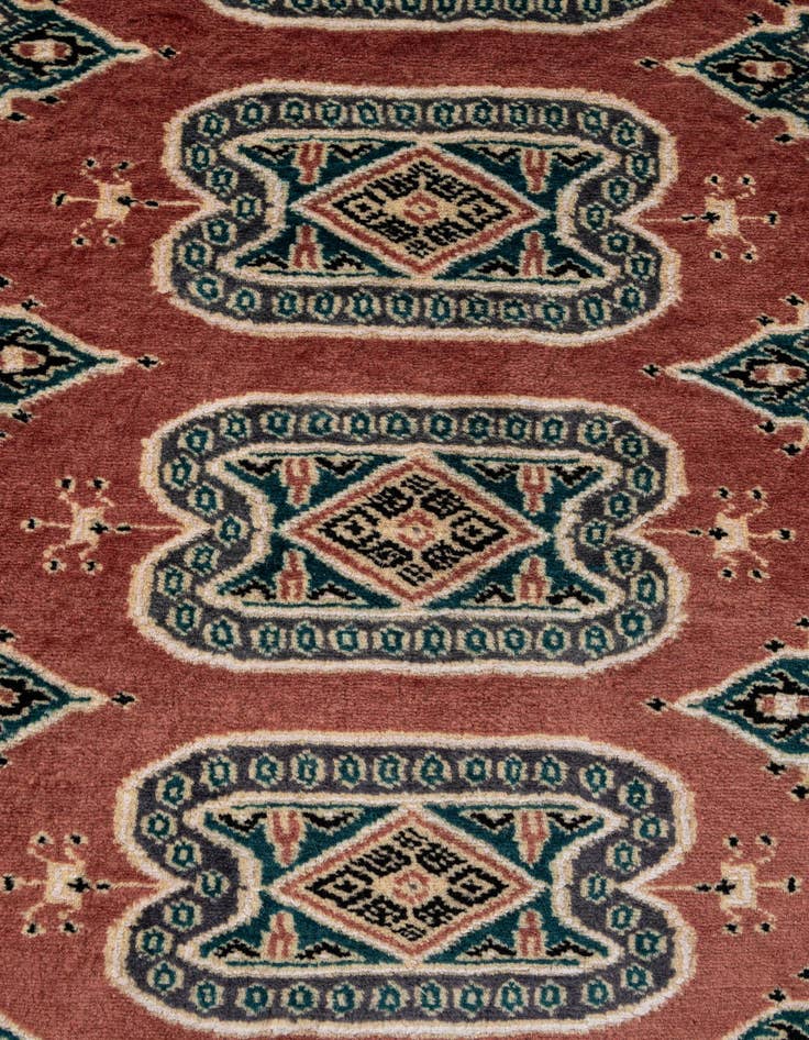 Detail image of  7' 1 x 10' 1  Hand Knotted Bokhara Oriental Rug