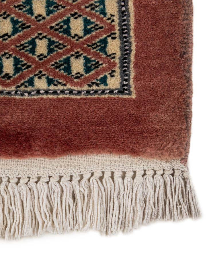 Detail image of  7' 1 x 10' 1  Hand Knotted Bokhara Oriental Rug