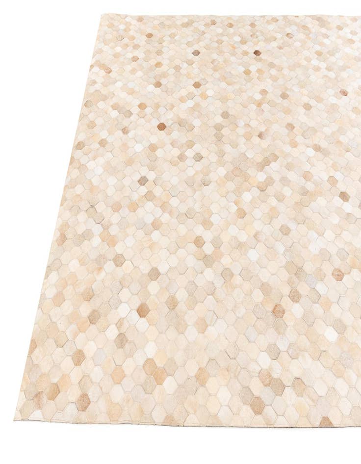 Detail image of  6' 8 x 9' 10 Cowhide Stocks Rug