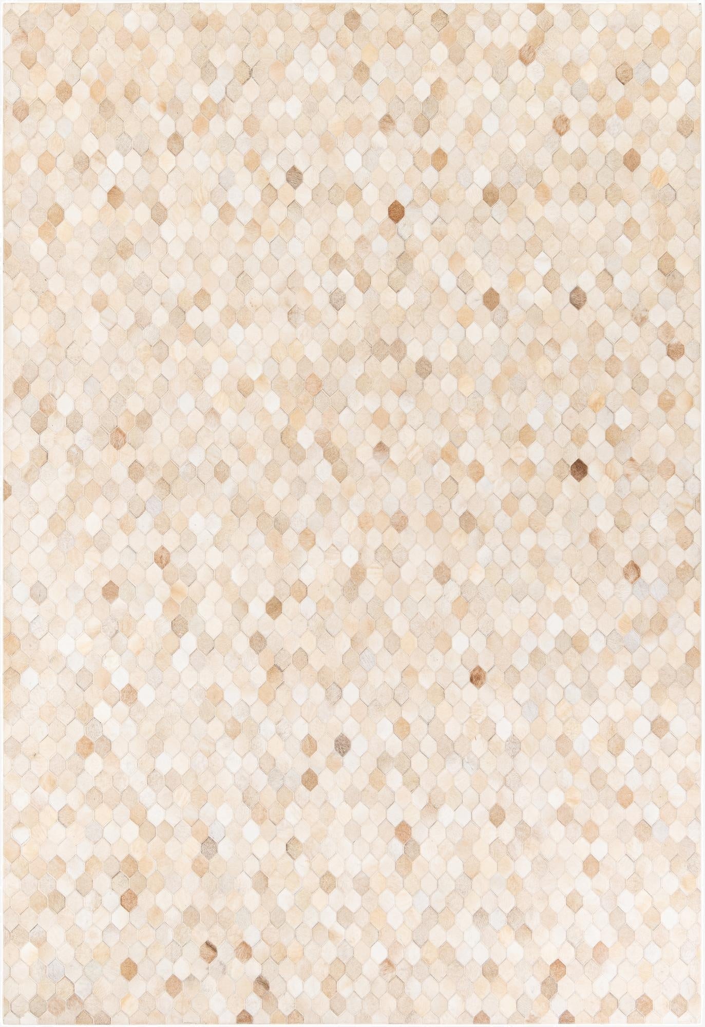  6' 8 x 9' 10 Cowhide Stocks Rug