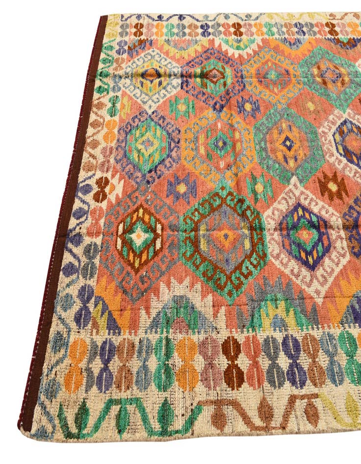 Detail image of  6' 7 x 10' 2  Hand Knotted Darya Wool Rug