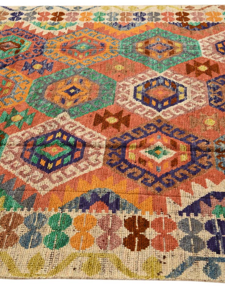 Detail image of  6' 7 x 10' 2  Hand Knotted Darya Wool Rug