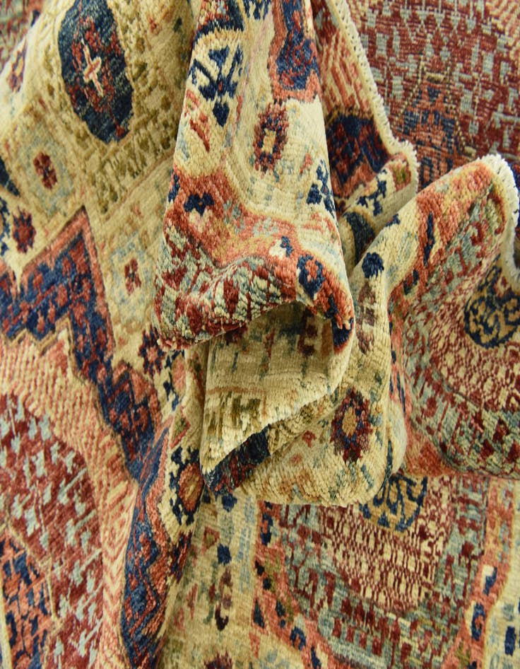 Detail image of  8' x 10' 3  Hand Knotted Mamluk Ziegler Rug