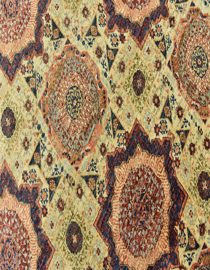 Detail image of  8' x 10' 3  Hand Knotted Mamluk Ziegler Rug