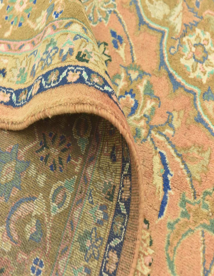 Detail image of 9' 10 x 12' 10 Hand Knotted Mashad Persian Wool Rug