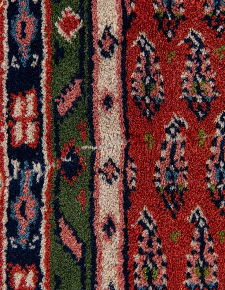 Detail image of  5' 7 x 7' 11  Hand Knotted Mir Wool Rug