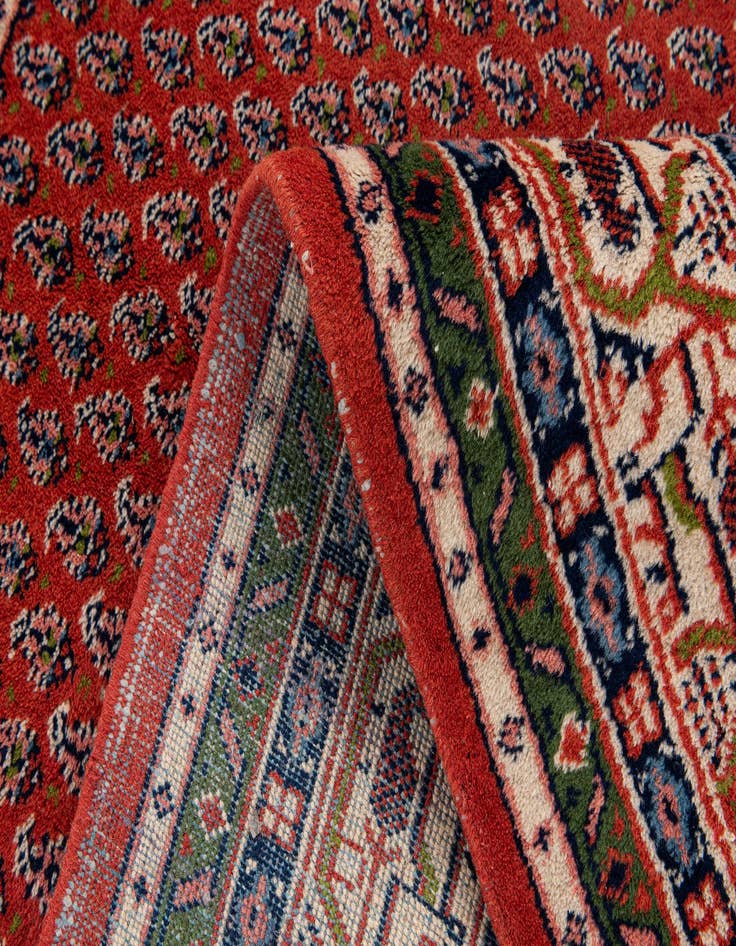 Detail image of  5' 7 x 7' 11  Hand Knotted Mir Wool Rug