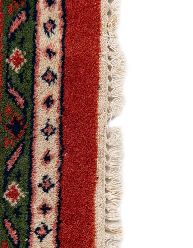 Detail image of  5' 7 x 7' 11  Hand Knotted Mir Wool Rug