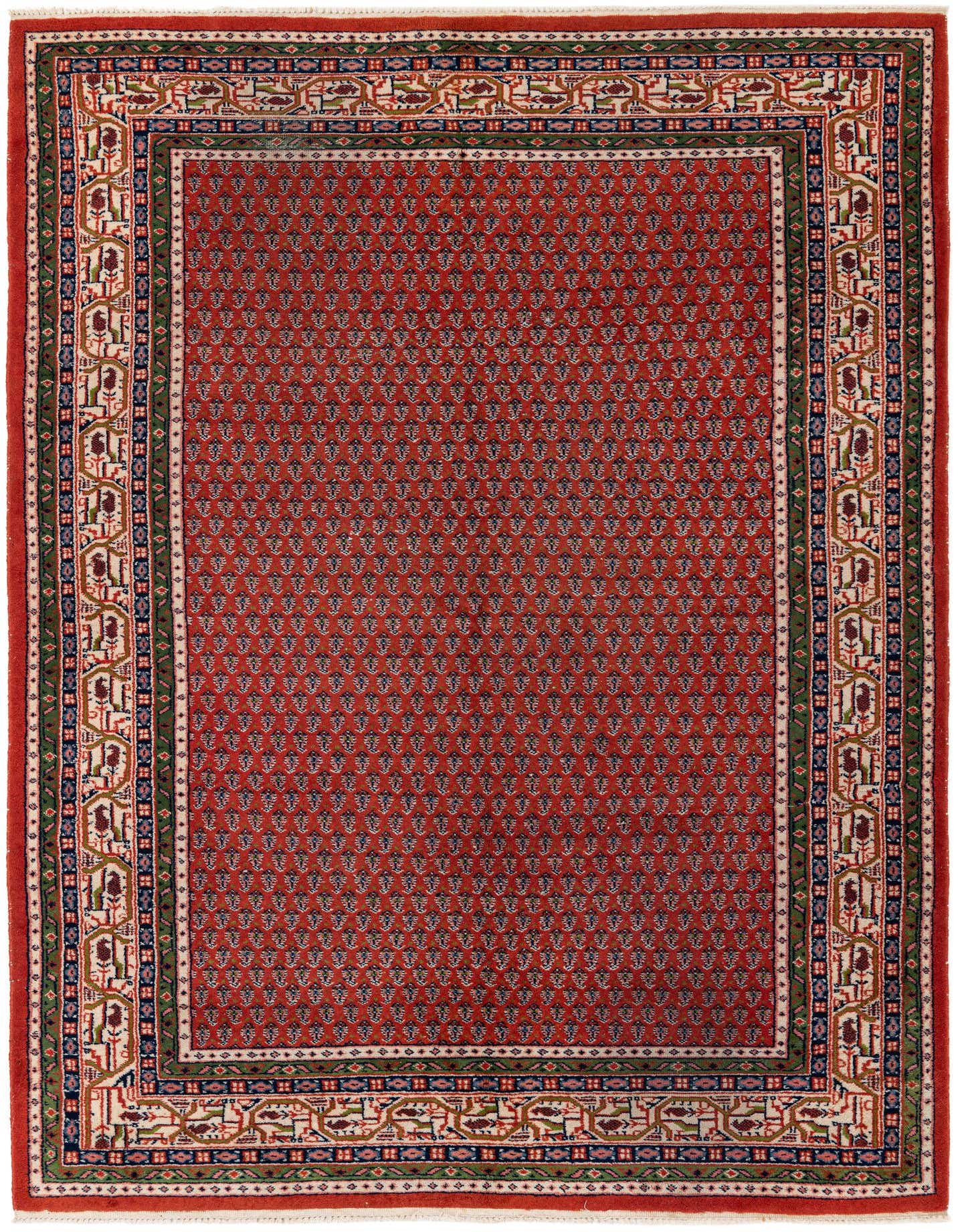 Primary image  5' 7 x 7' 11  Hand Knotted Mir Wool Rug