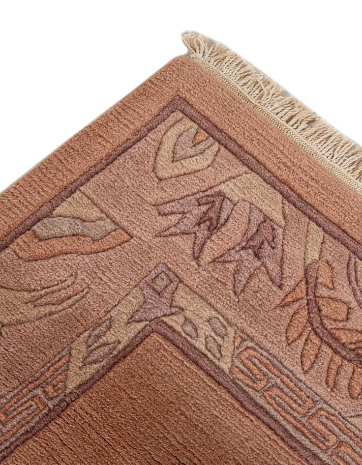 Detail image of  4' x 5' 11  Hand Knotted Nepal Wool Rug