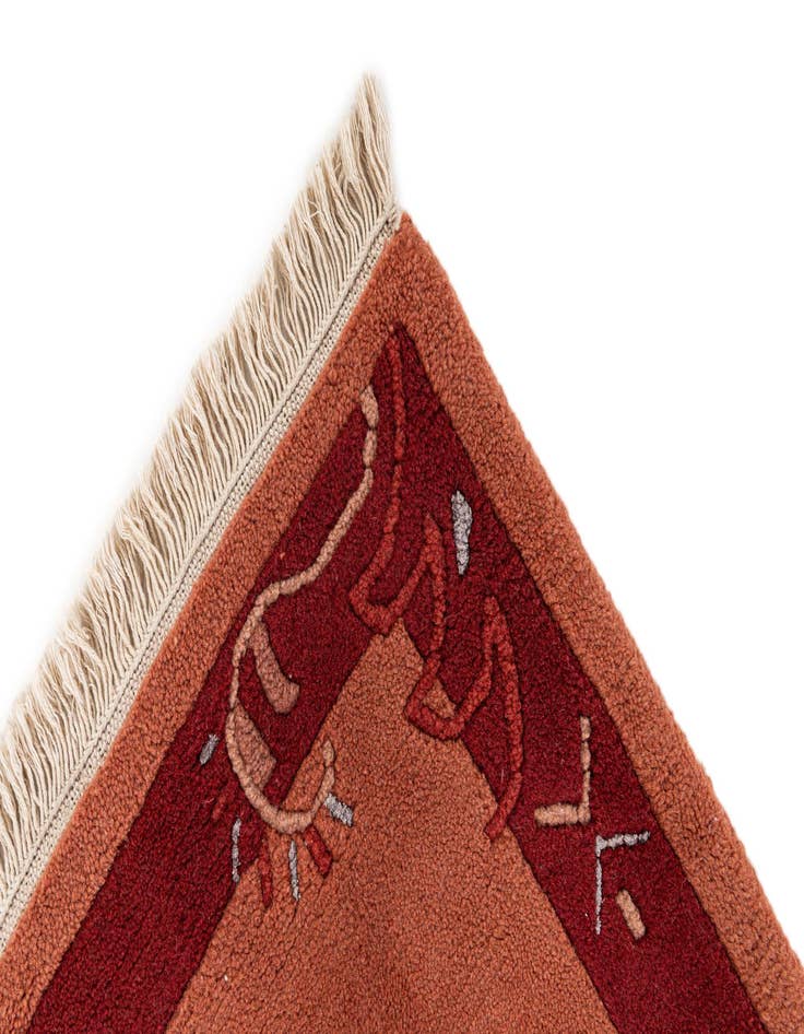 Detail image of  5' 10 x 7' 11  Hand Knotted Nepal Rug