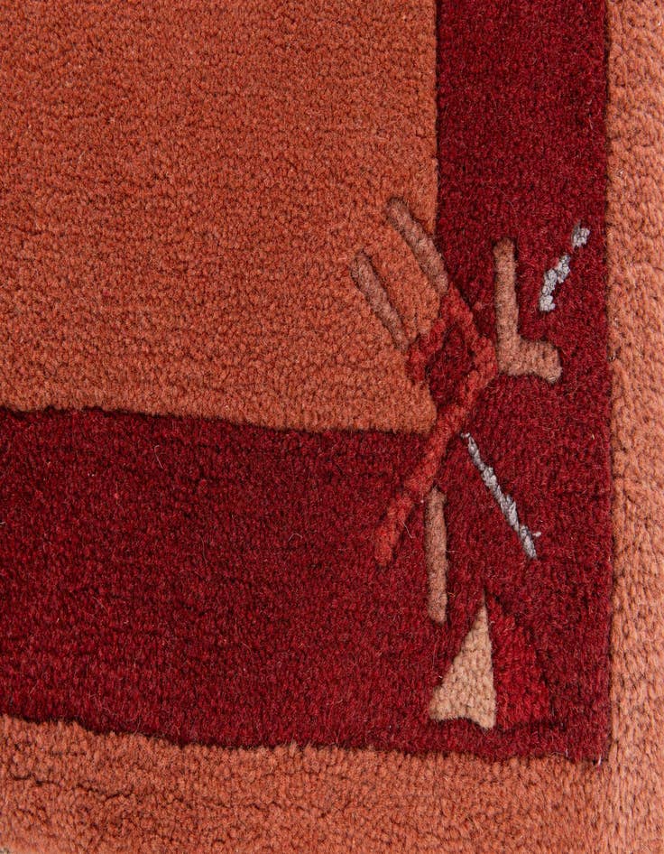 Detail image of  5' 10 x 7' 11  Hand Knotted Nepal Rug