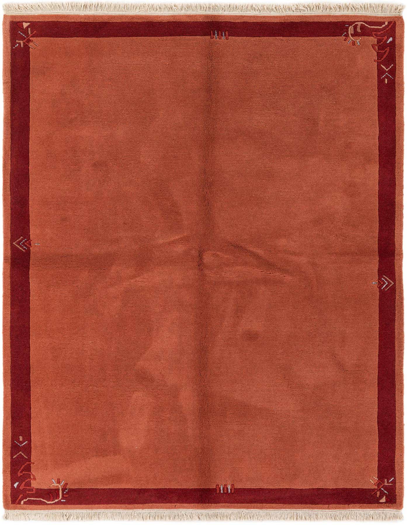 Primary image  5' 10 x 7' 11  Hand Knotted Nepal Rug