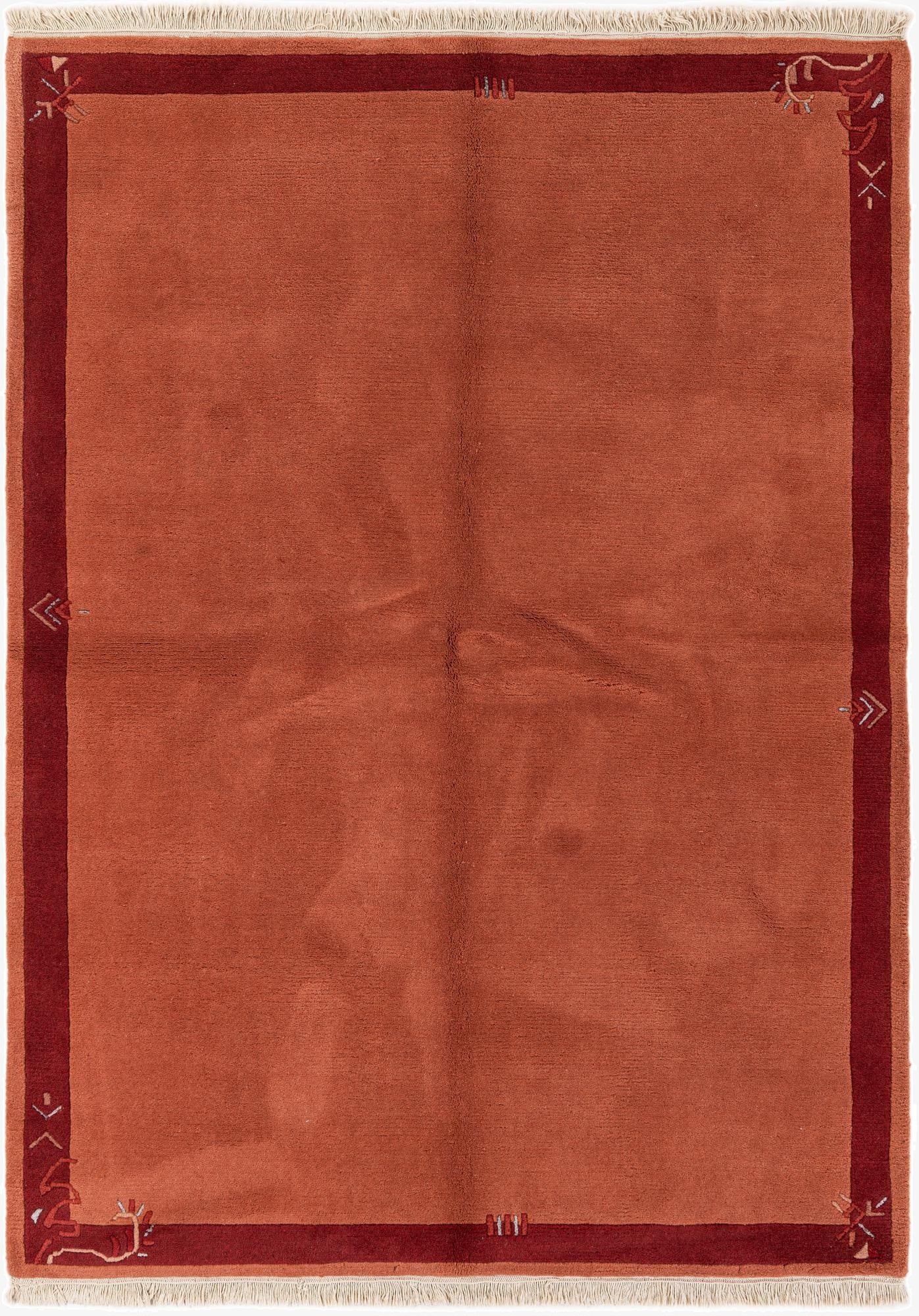  5' 10 x 7' 11  Hand Knotted Nepal Rug