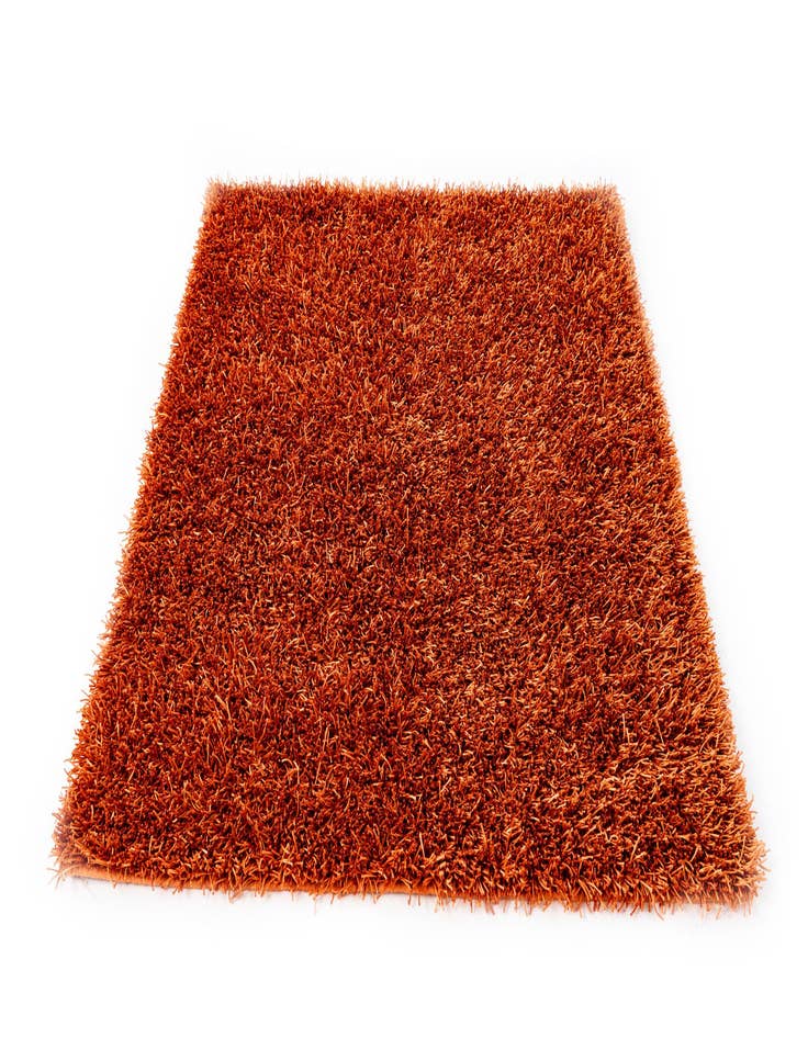 Detail image of  5' x 6' 6  Hand Knotted Solid Shag Rug