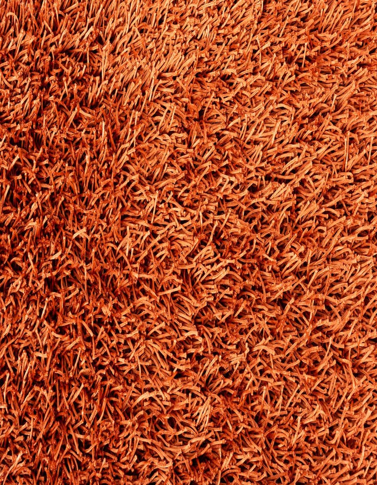 Detail image of  5' x 6' 6  Hand Knotted Solid Shag Rug