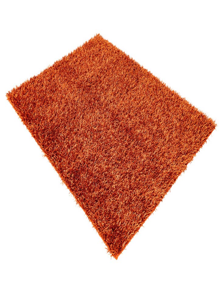 Detail image of 5' x 6' 6 Hand Knotted Solid Shag Rug