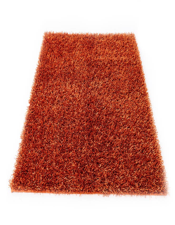 Detail image of 5' x 6' 6 Hand Knotted Solid Shag Rug