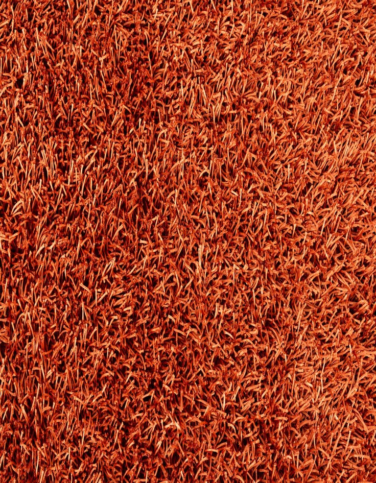 Detail image of 5' x 6' 6 Hand Knotted Solid Shag Rug