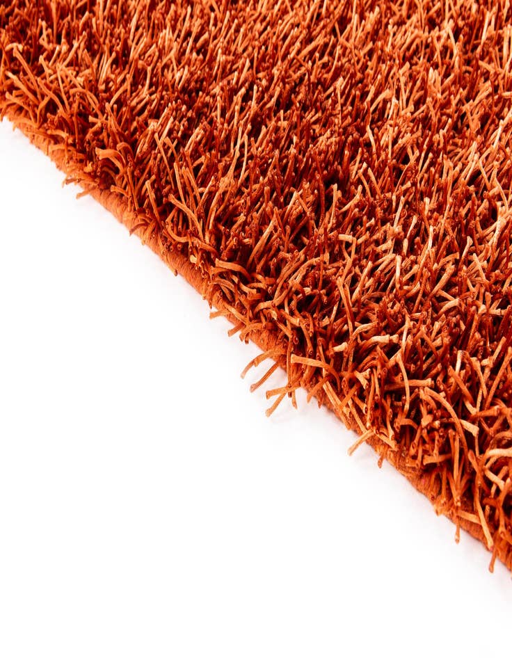 Detail image of 5' x 6' 6 Hand Knotted Solid Shag Rug