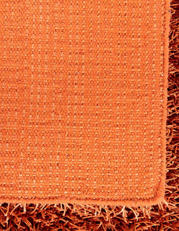 Detail image of 5' x 6' 6 Hand Knotted Solid Shag Rug