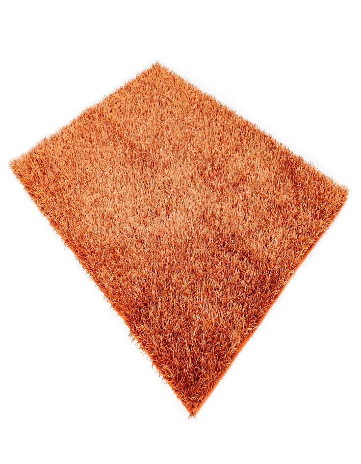 Detail image of  5' x 6' 4  Hand Knotted Solid Shag Rug