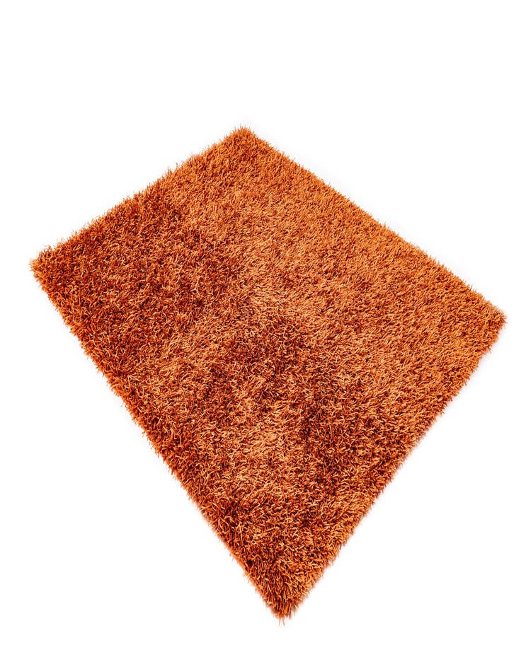 Detail image of  5' 1 x 6' 4  Hand Knotted Solid Shag Rug