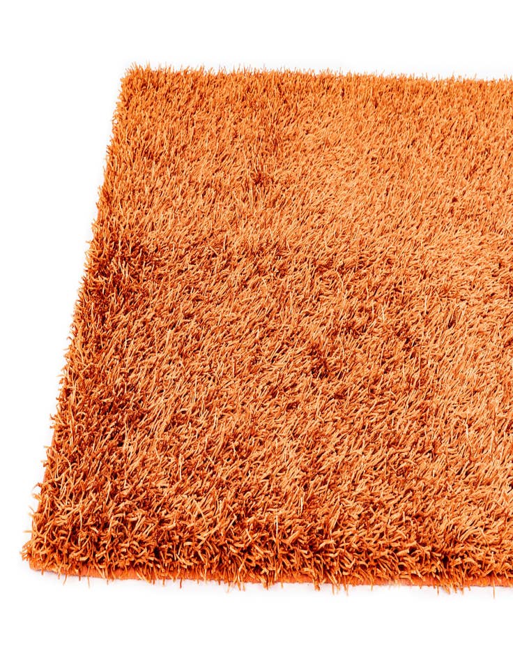 Detail image of  5' 1 x 6' 4  Hand Knotted Solid Shag Rug