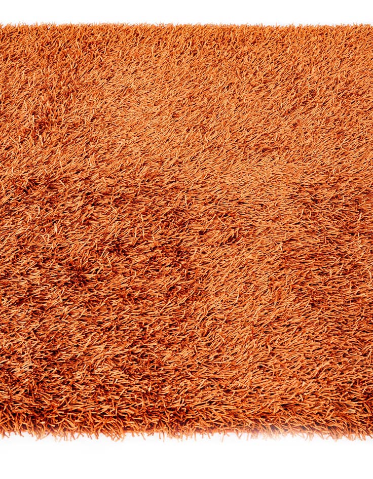 Detail image of  5' 1 x 6' 4  Hand Knotted Solid Shag Rug