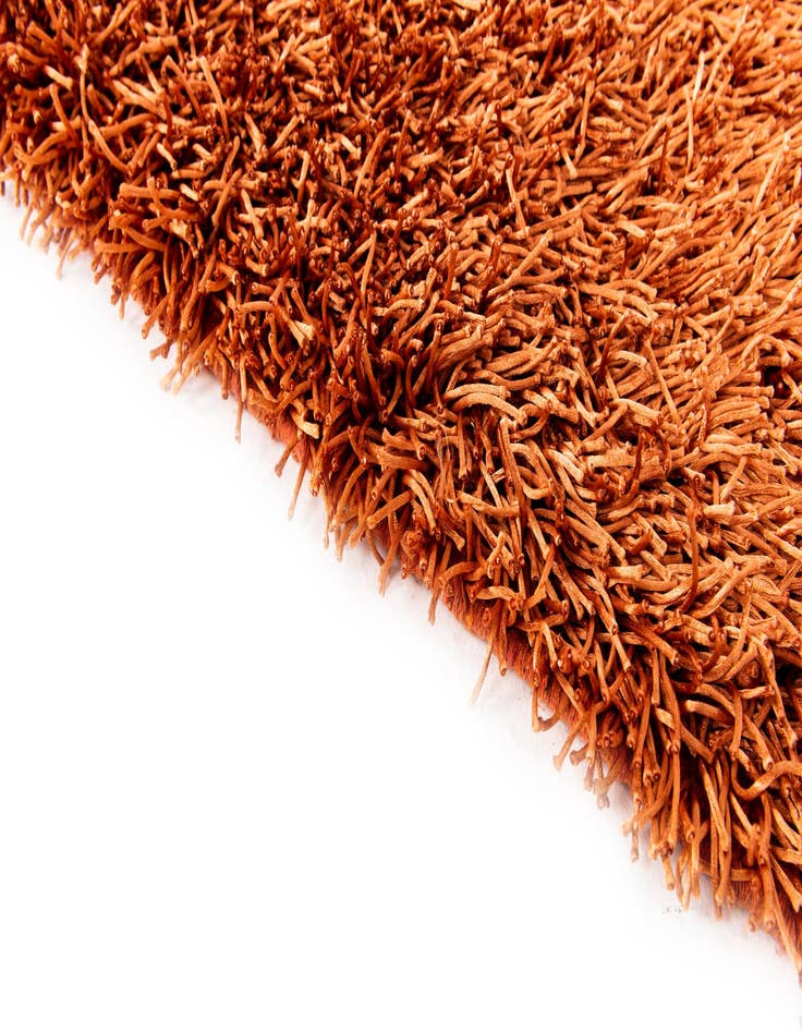 Detail image of  5' 1 x 6' 4  Hand Knotted Solid Shag Rug