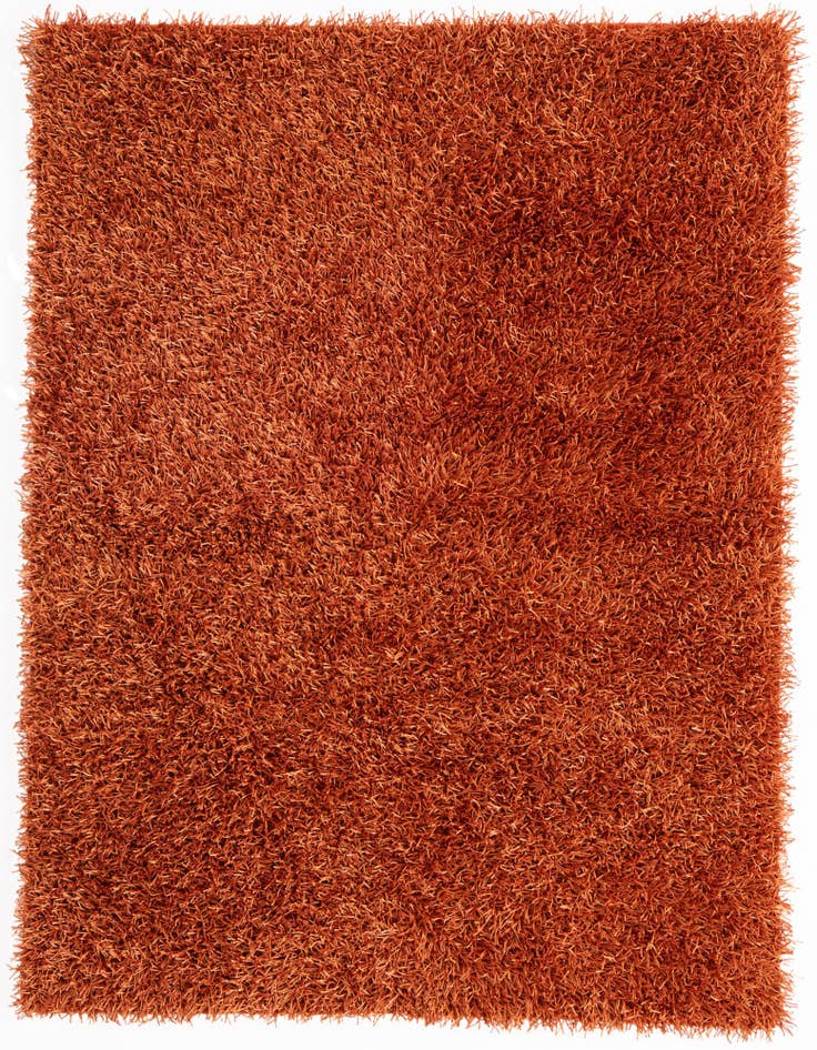 Detail image of 5' x 6' 7 Hand Knotted Solid Shag Oriental Rug