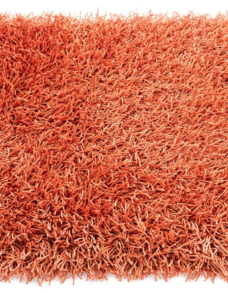 Detail image of  2' 8 x 4' 8  Hand Knotted Solid Shag Oriental Rug