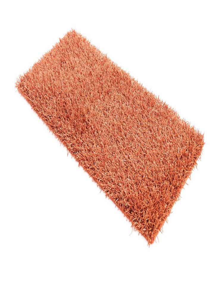 Detail image of  2' 5 x 4' 9  Hand Knotted Solid Shag Oriental Rug