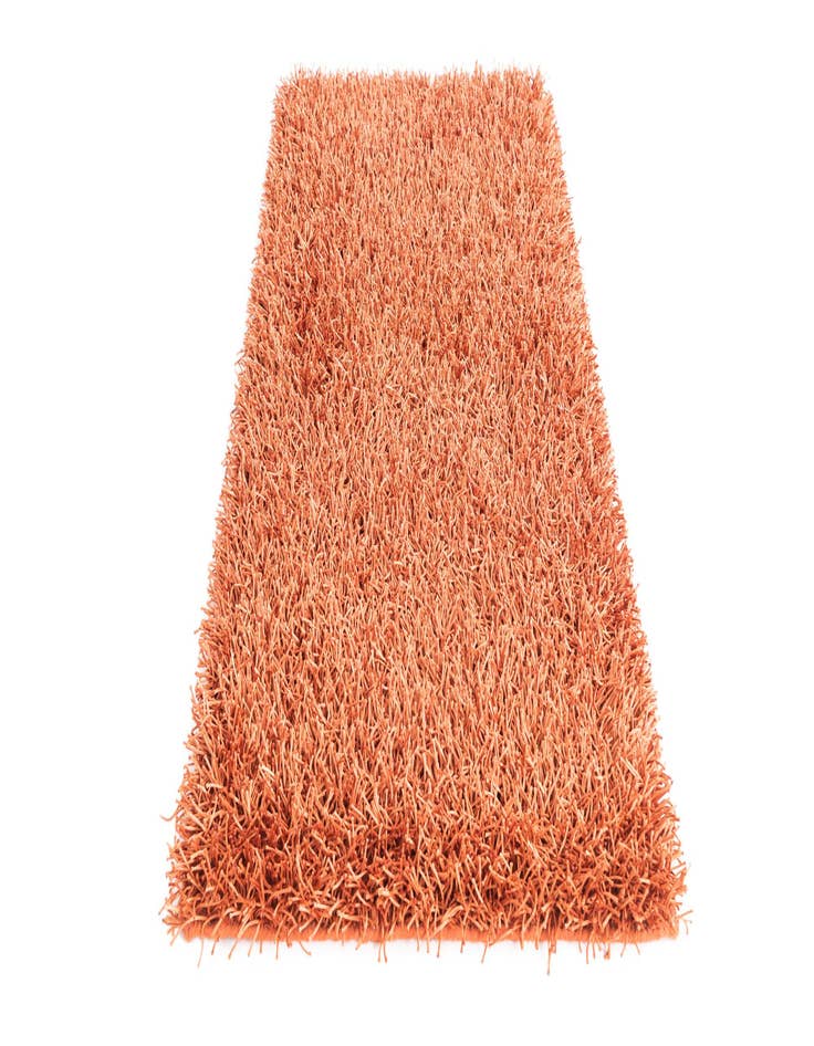 Detail image of  2' 5 x 4' 9  Hand Knotted Solid Shag Oriental Rug