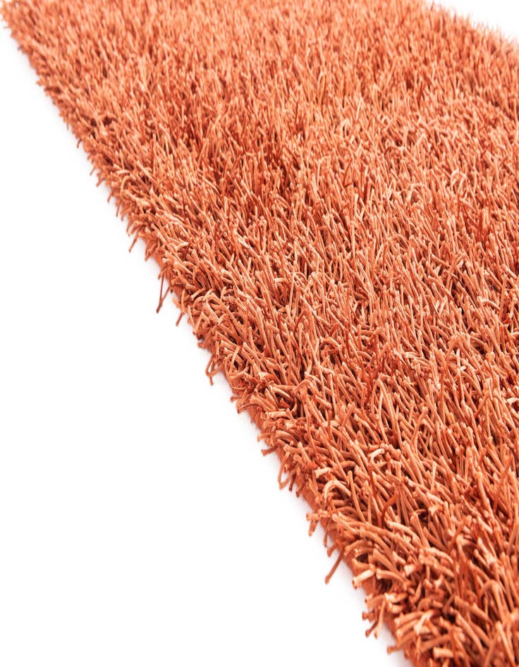 Detail image of  2' 5 x 4' 9  Hand Knotted Solid Shag Oriental Rug