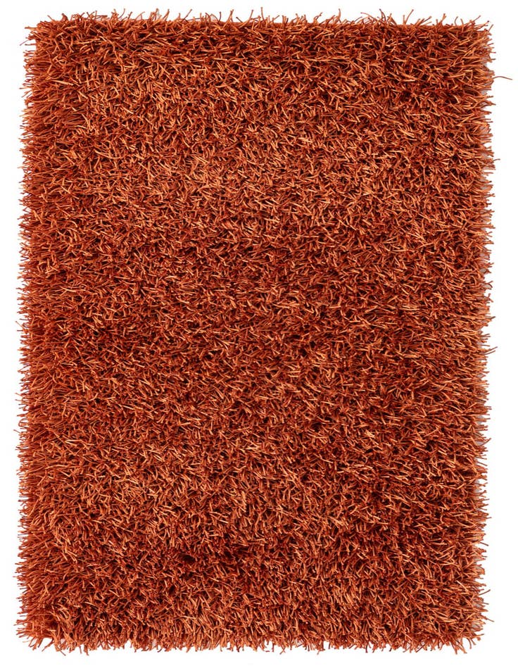 Detail image of  2' 5 x 4' 9  Hand Knotted Solid Shag Oriental Rug