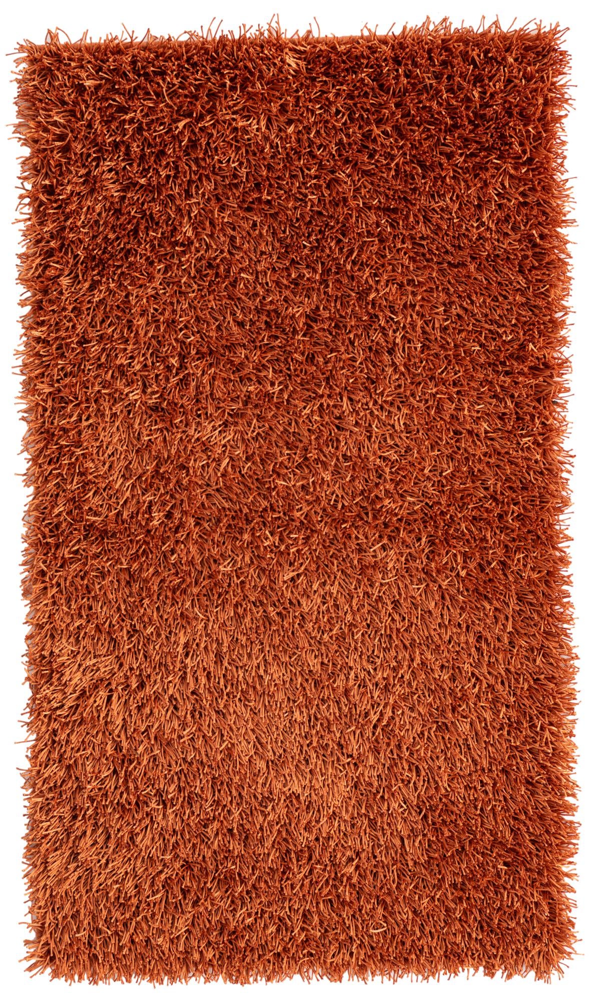  3' x 5' 4  Hand Knotted Solid Shag Oriental Rug