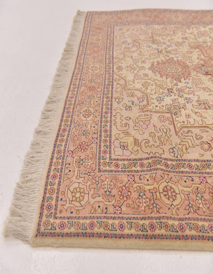 Detail image of  5' x 6' 6  Hand Knotted Tabriz Persian Rug