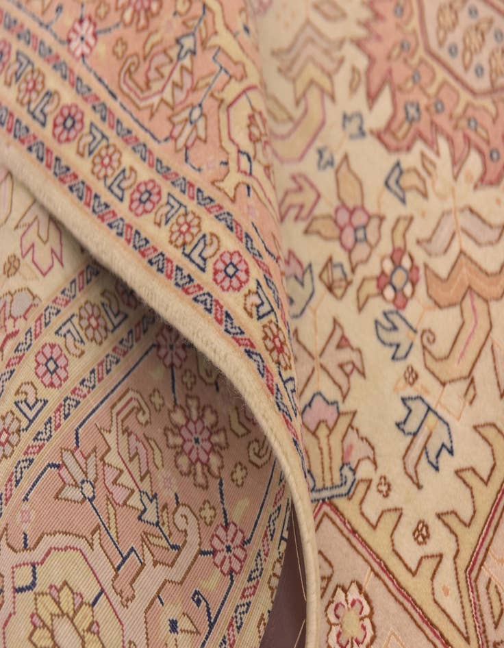 Detail image of  5' x 6' 6  Hand Knotted Tabriz Persian Rug