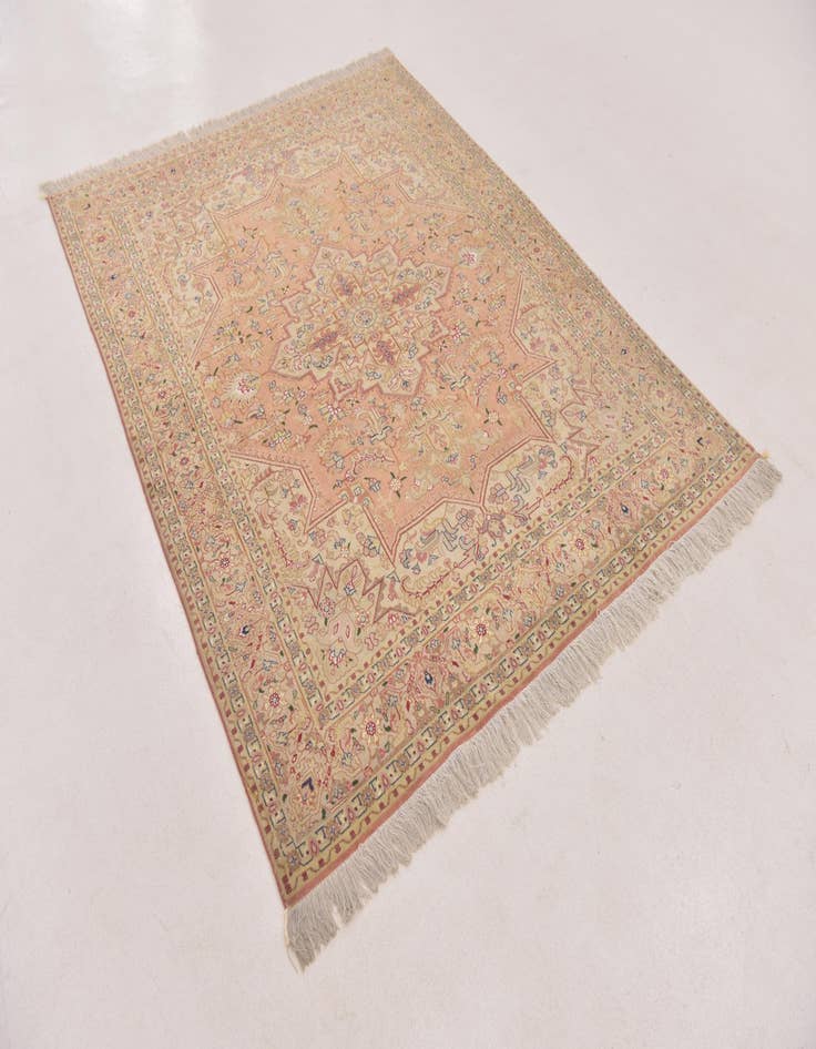 Detail image of  5' 1 x 6' 7  Hand Knotted Tabriz Persian Rug