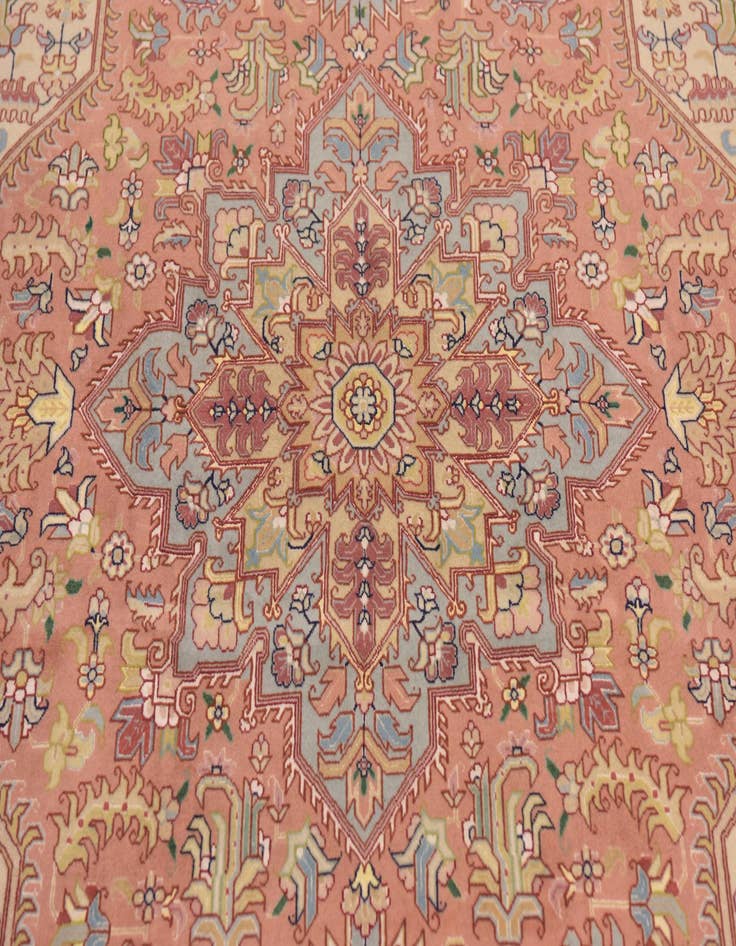 Detail image of  4' 10 x 6' 8  Hand Knotted Tabriz Persian Rug