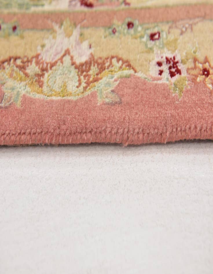 Detail image of  6' 8 x 10' 2  Hand Knotted Tabriz Persian Rug