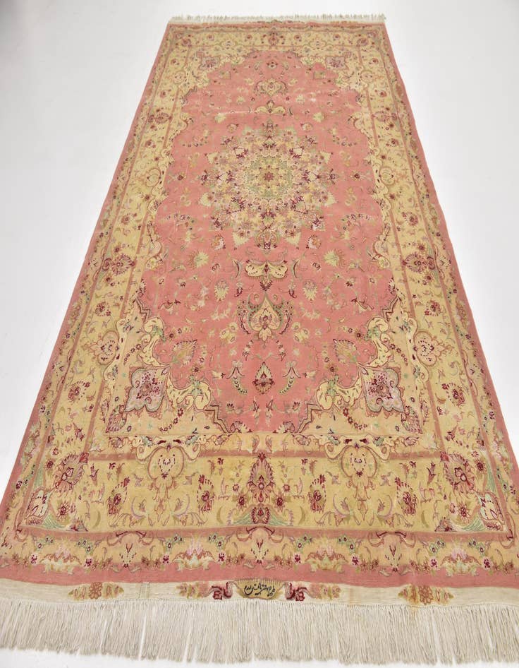 Detail image of  6' 8 x 10' 2  Hand Knotted Tabriz Persian Rug