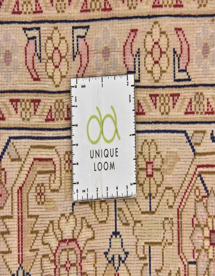 Detail image of  6' 6 x 10' 4  Hand Knotted Tabriz Persian Rug