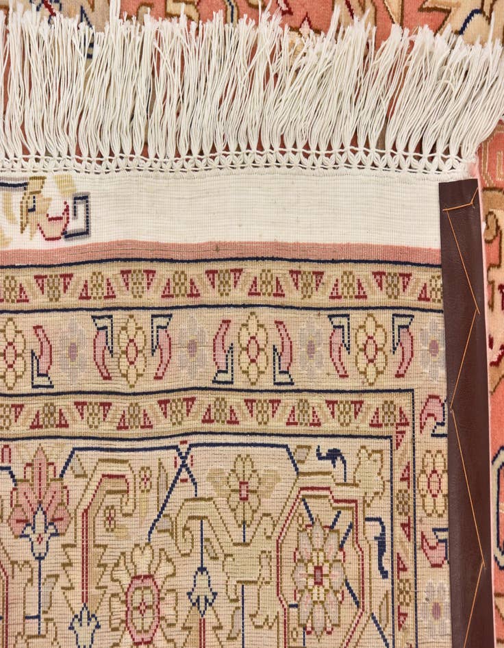 Detail image of  6' 6 x 10' 4  Hand Knotted Tabriz Persian Rug