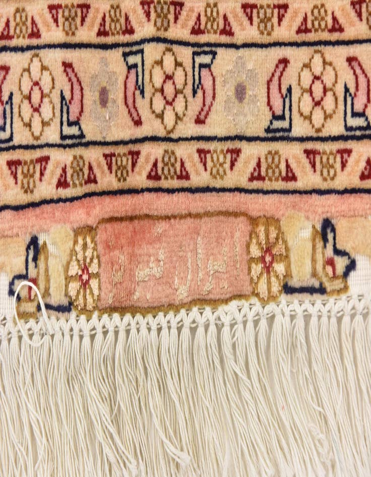 Detail image of  6' 6 x 10' 4  Hand Knotted Tabriz Persian Rug