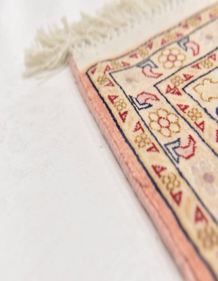 Detail image of  6' 6 x 10' 4  Hand Knotted Tabriz Persian Rug