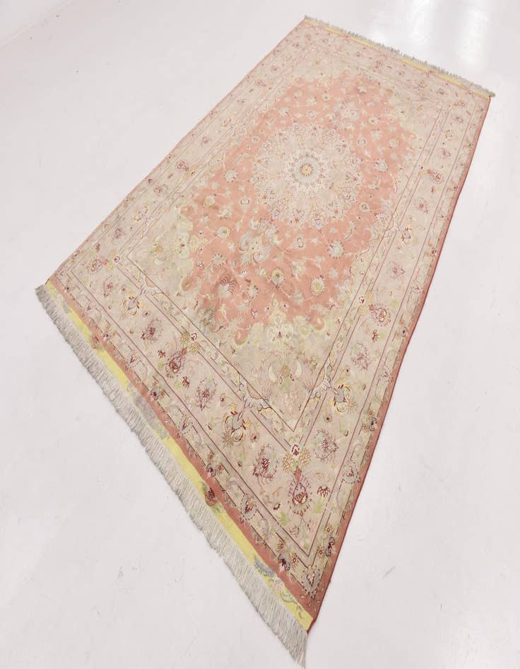 Detail image of  6' 6 x 10' 3  Hand Knotted Tabriz Persian Rug