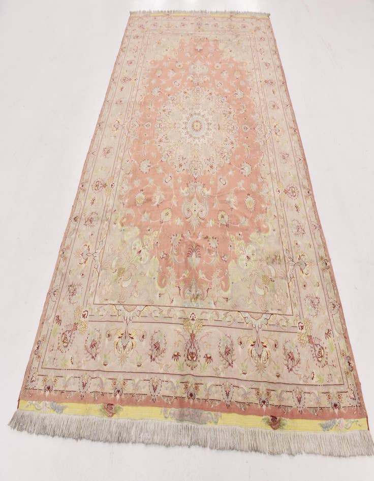 Detail image of  6' 6 x 10' 3  Hand Knotted Tabriz Persian Rug